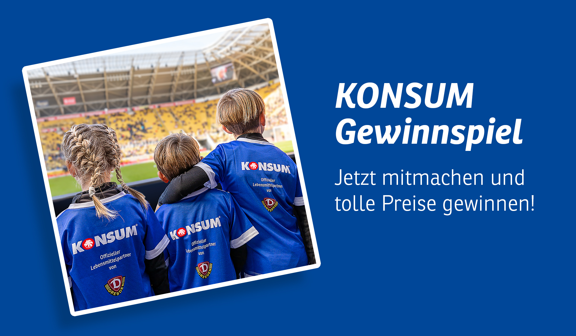 Gewinnspiel: Einlaufkinder für Heimspiel von Dynamo Dresden gesucht!